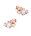 Beautiful CZ Crystal Silver Stud Earring STS-6317